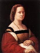 Portrait of a Woman (La Donna Gravida) drty Raffaello